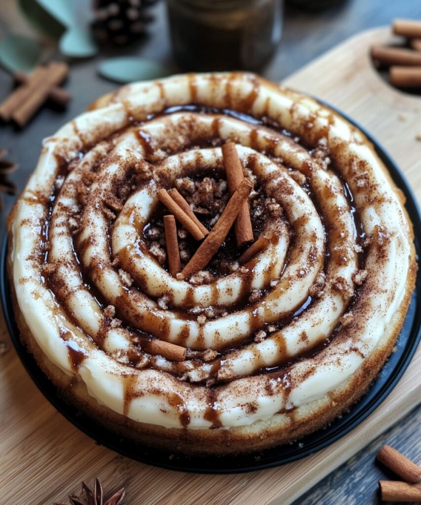 Cinnamon Roll Cake