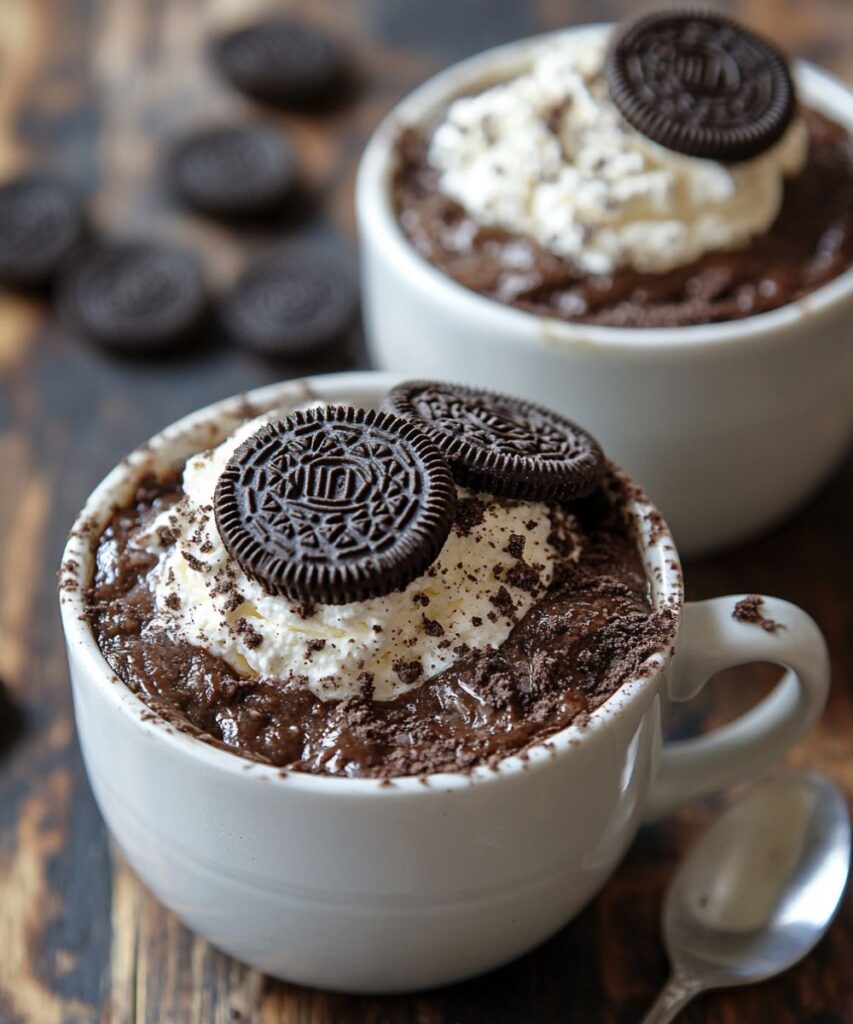 No-Bake Oreo Mug Pie