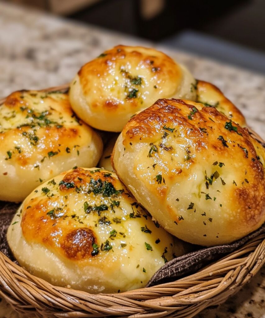 Homemade Garlic Butter Cheese Bombs