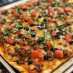 Sheet Pan Taco Pizza