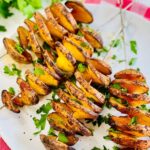 Potato and bacon skewers