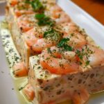 Scallop, Salmon and Shrimp Terrine with Lemon Cream