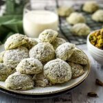Pistachio Snowball Cookies