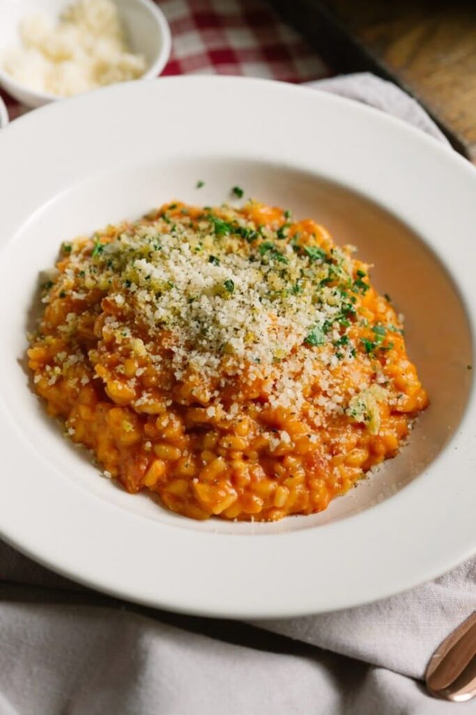 Risotto with Melograno and Mascarpone
