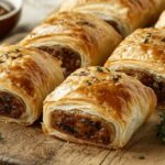 Crispy Sausages in Puff Pastry: a secret snack that will set your taste buds on fire!