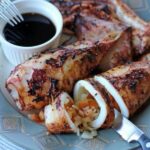 Stuffed squid with cherry tomatoes