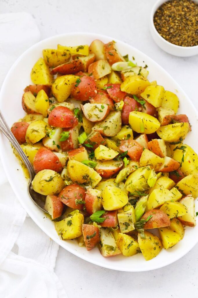 Cold potato, cherry tomato and onion salad: Grandma Nunziatina’s recipe