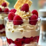 Vanilla pudding with raspberry coulis: the recipe for a delicious dessert with a spoon