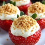 Deviled Strawberry Cheesecake