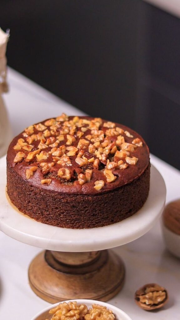 Soft Walnut Cake – A Sweet Package!