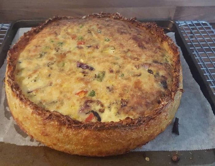 How to make Mexican quiche without crust