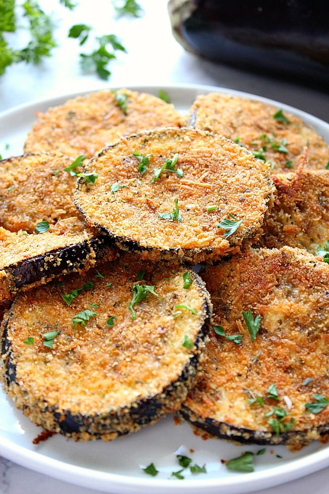 Baked Breaded Eggplants
