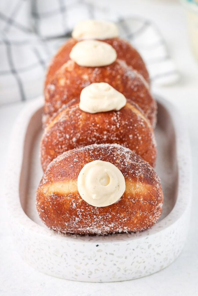 CREAM-FILLED BERLINER
