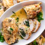 Chicken Rolls with Cheese Heart and Spinach