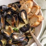 Mussel Cassolette Gratinated with Cream and Comté