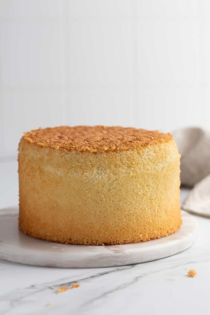 Soft and fluffy sponge cake