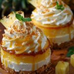 Mini Cheesecake with Pineapple and Condensed Coconut Milk: An Explosion of Freshness and Sweetness!