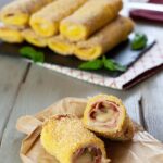 HAM, CHEESE AND MUSHROOMS ROLLS