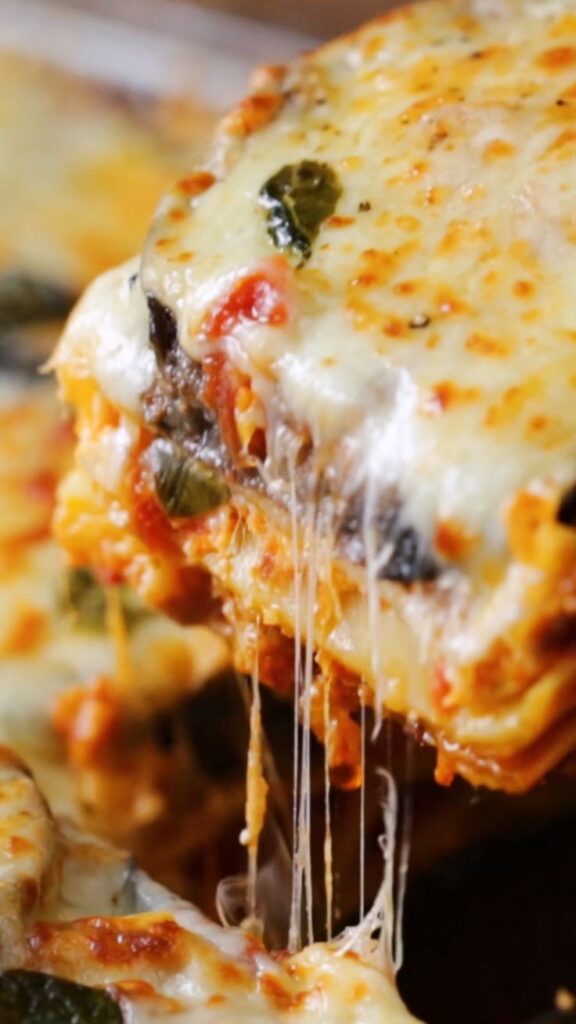 Lasagna with Eggplant Parmigiana