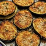 Baked eggplants crumbled in the Pugliese style