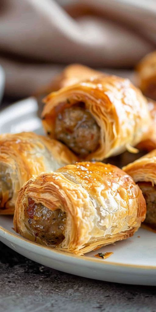 Easy Sausage Rolls with Only 3 Ingredients