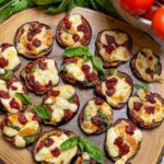 Grilled aubergines pizzaiola style