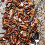 Baked Cardoncelli Mushrooms Gratinated