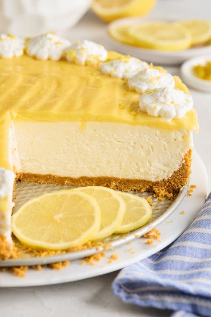NO COOK, FRESH AND LEMON FRAGRANCE! Don’t miss the recipe for this cheesecake