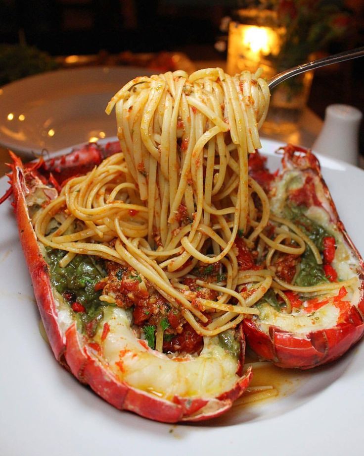 Linguine with lobster sauce: perfect recipe