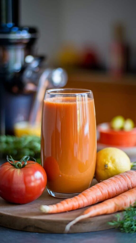 12 Reasons to Drink Tomato, Carrot, and Apple Juice Every Morning. And Recipes