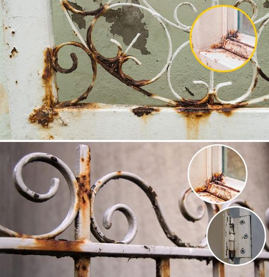 How to remove rust from doors and windows without painting them: 4 easy tricks