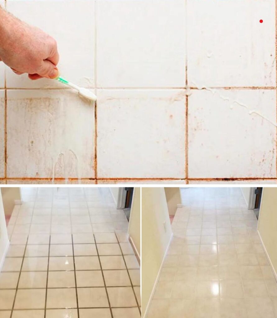 How to make a natural floor cleaner to degrease and clean grout