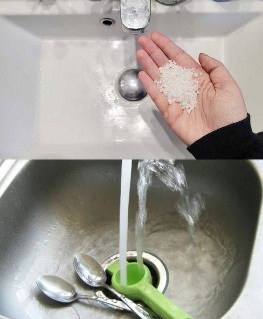 Throw a handful of salt in the sink before going to bed – make this part of your daily routine!