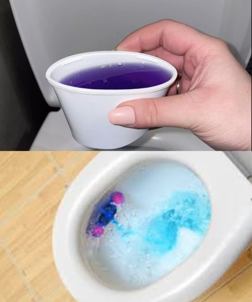 I regularly pour a scoop of this product into the toilet. It cleans perfectly and smells great.