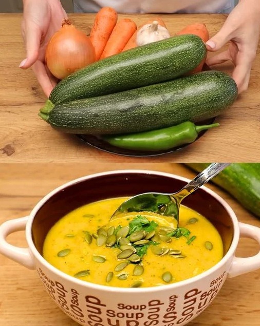 This zucchini soup is a forgotten treasure! Lose weight fast with this soup
