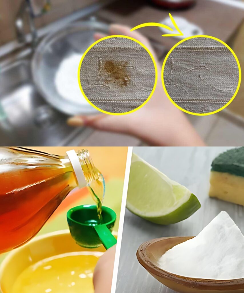 STUBBORN STAINS ON THE TABLECLOTH – FORGET BLEACH: YOU WILL ONLY REMOVE IT IF YOU USE THIS