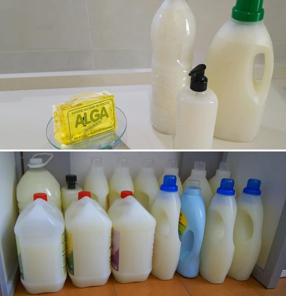 How to make a liquid detergent smacking do it for you: up to 12 liters with just a few ingredients