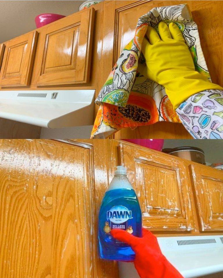 Say goodbye to grease: An effortless kitchen cabinet cleaning hack you must try!