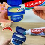 Mix toothpaste and petroleum jelly, I didn’t expect it to be this effective