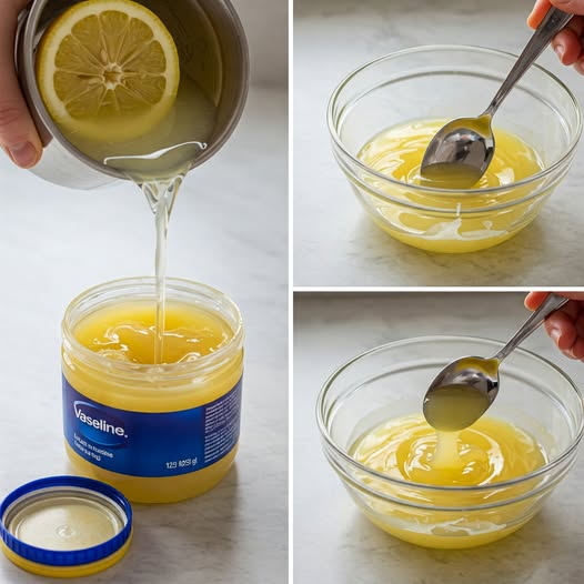 Vaseline, lemon and vitamin E: how to combine them for porcelain skin