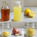 Honey, lemon juice, onion, garlic and grated ginger – Use one teaspoon daily and prepare to be amazed