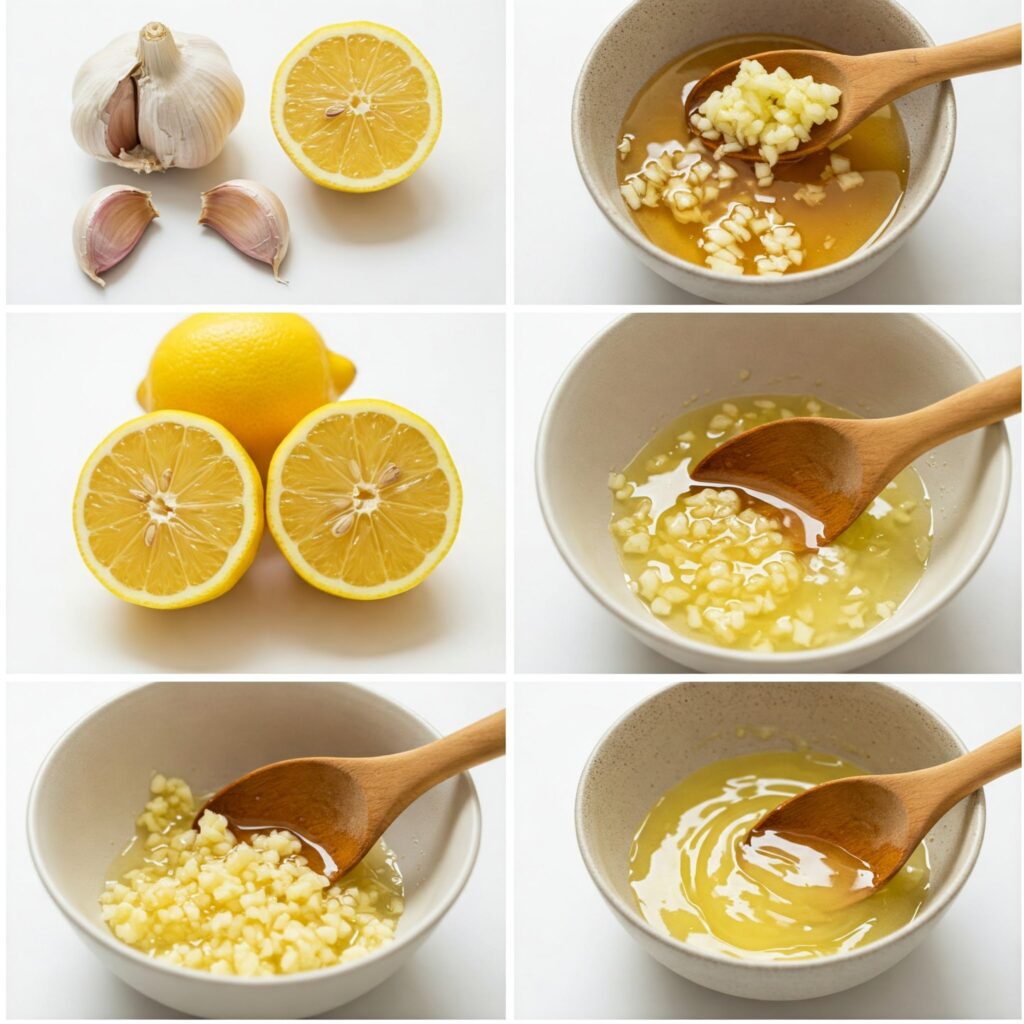 Garlic, Honey, Lemon: Preparation in 10 minutes