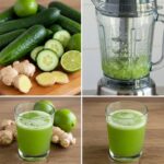 Cucumber, Ginger and Lime Juice: A Fresh and Revitalizing Drink