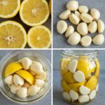 1 lemon and garlic cloves in a jar: Solves a common winter problem
