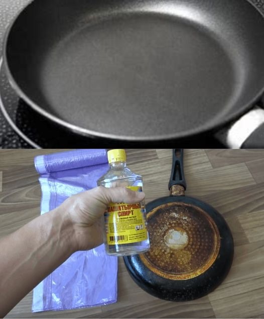 Excellent HOUSEHOLD HACK for cleaning dirty and burnt pans without chemicals – Tested and works instantly!