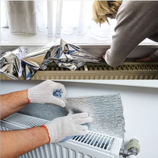 Some people put aluminum foil behind radiators, and the effect proves that this is true