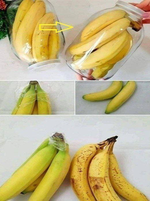 No more rotten and black bananas after a few days: This method lasts for 2 years