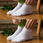 Put 1 bay leaf in your socks – this happens overnight