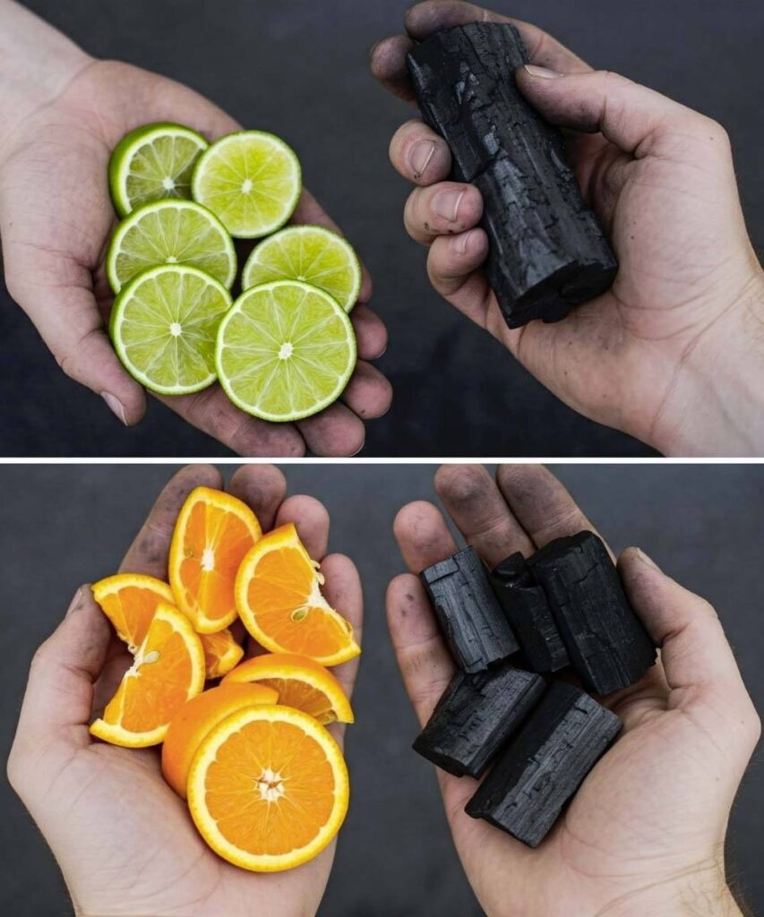 The benefits of the lemon-charcoal mixture