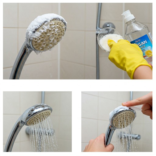 Is your shower head full of limescale? Thanks to an old treatment, it’ll look like new again!